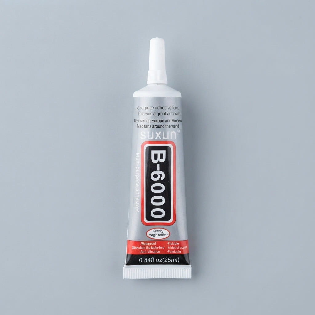 Suxun B-6000 Glue Multipurpose Adhesive High Performance Clear Liquid Glue For Crafts Phone Repair Jewelry Making And DIY Projects - 25ML