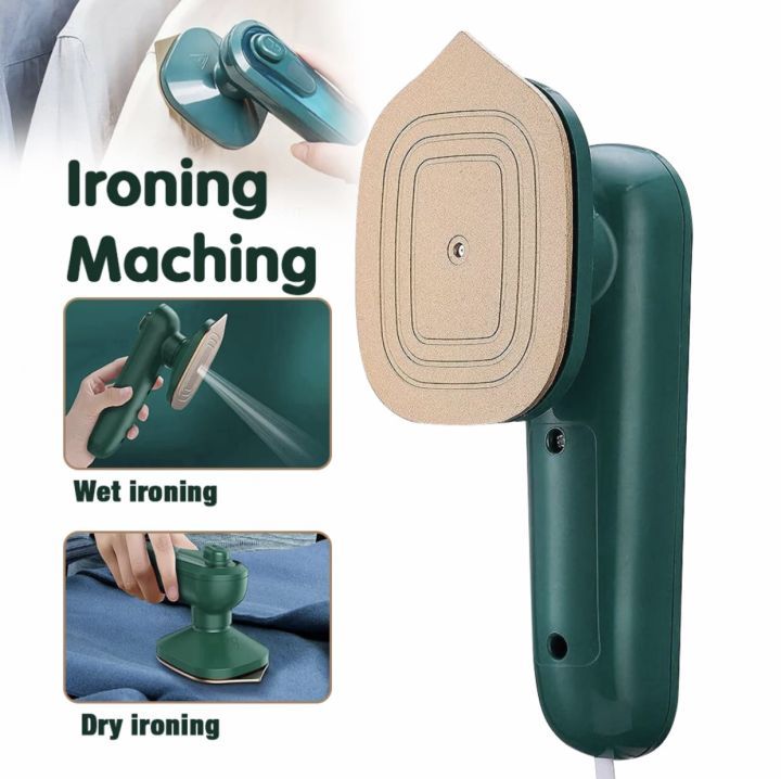 Portable Dry Iron With Spray Handheld Garment Press Travel Iron Appliance