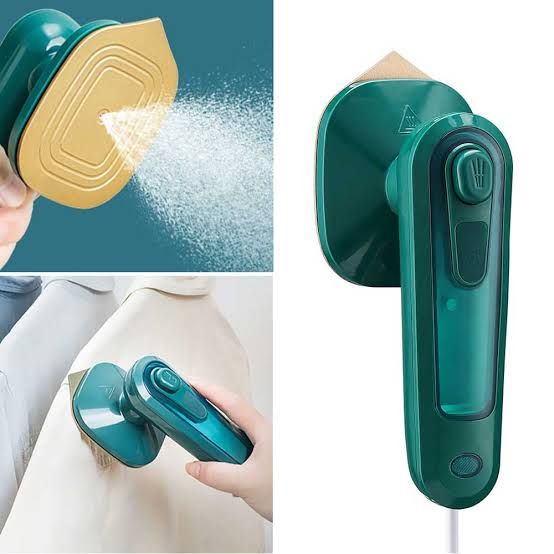 Portable Dry Iron With Spray Handheld Garment Press Travel Iron Appliance