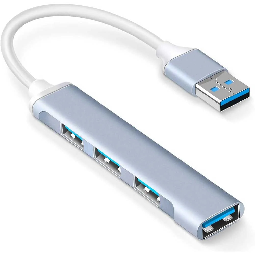 Premium 4-In-1 Metal USB 3.0/2.0 Speeds For Fast Data Transfer And Connectivity