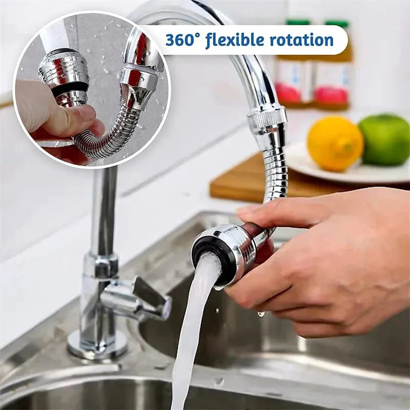 360 Degree Long Faucet | Tap Shower Anti-Splash Faucet | Rotatable Shower Faucet For Kitchen