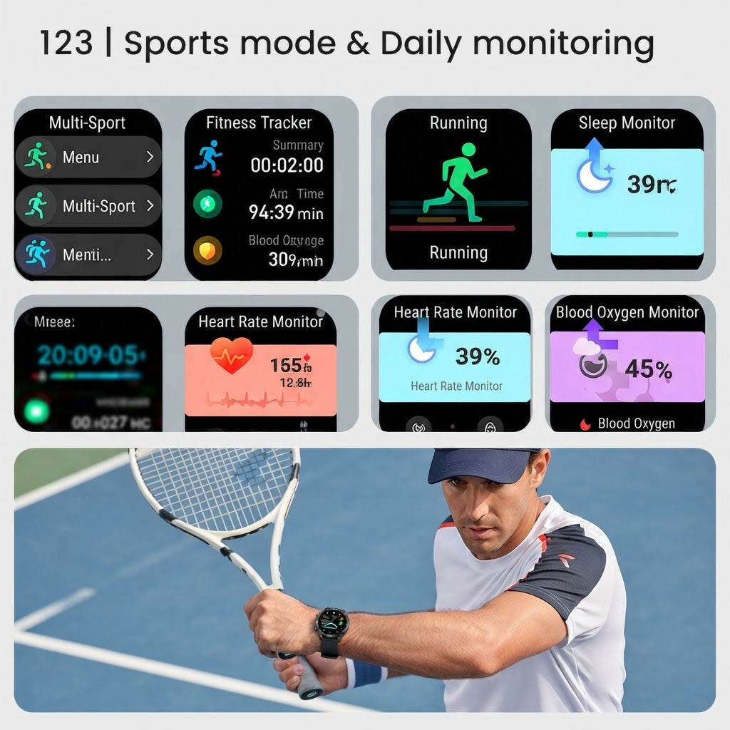 Ultra 3 Pro Smart Watch With 7 Strap Combo | Bluetooth Calling Smartwatch For Men & Women With Fitness Tracker, Heart Rate Monitor & Wireless Charging.