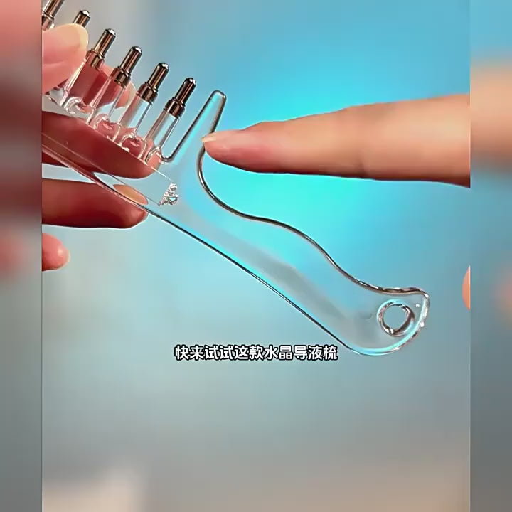 7 Teeths Scalp Massage & Relaxing Comb With Rolling Balls – Gentle Head Massager Comb For Scalp Massage, Hair Care & Relaxation | Hair Oil Comb | Oil Applicator