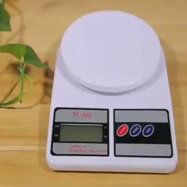 Kitchen Scale SF-400 Digital Electronic Weight Machine With Cell – Food & Grocery Measuring Scale Upto 10 KG